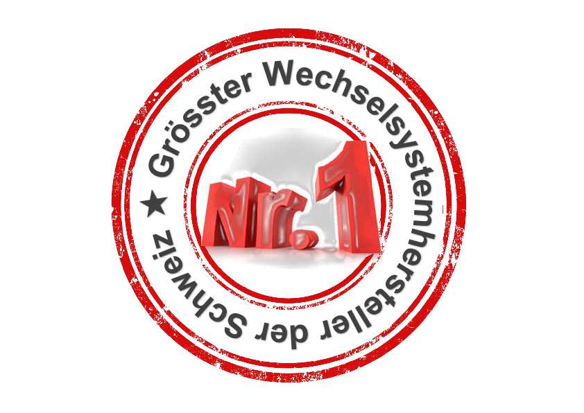 Grösster Wechselsystem-Hersteller der Schweiz — Nr. 1